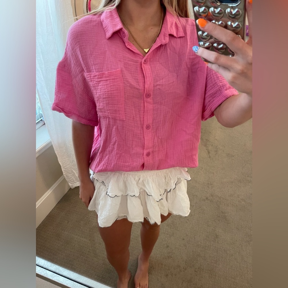 SHEIN Top, Size S, Pink